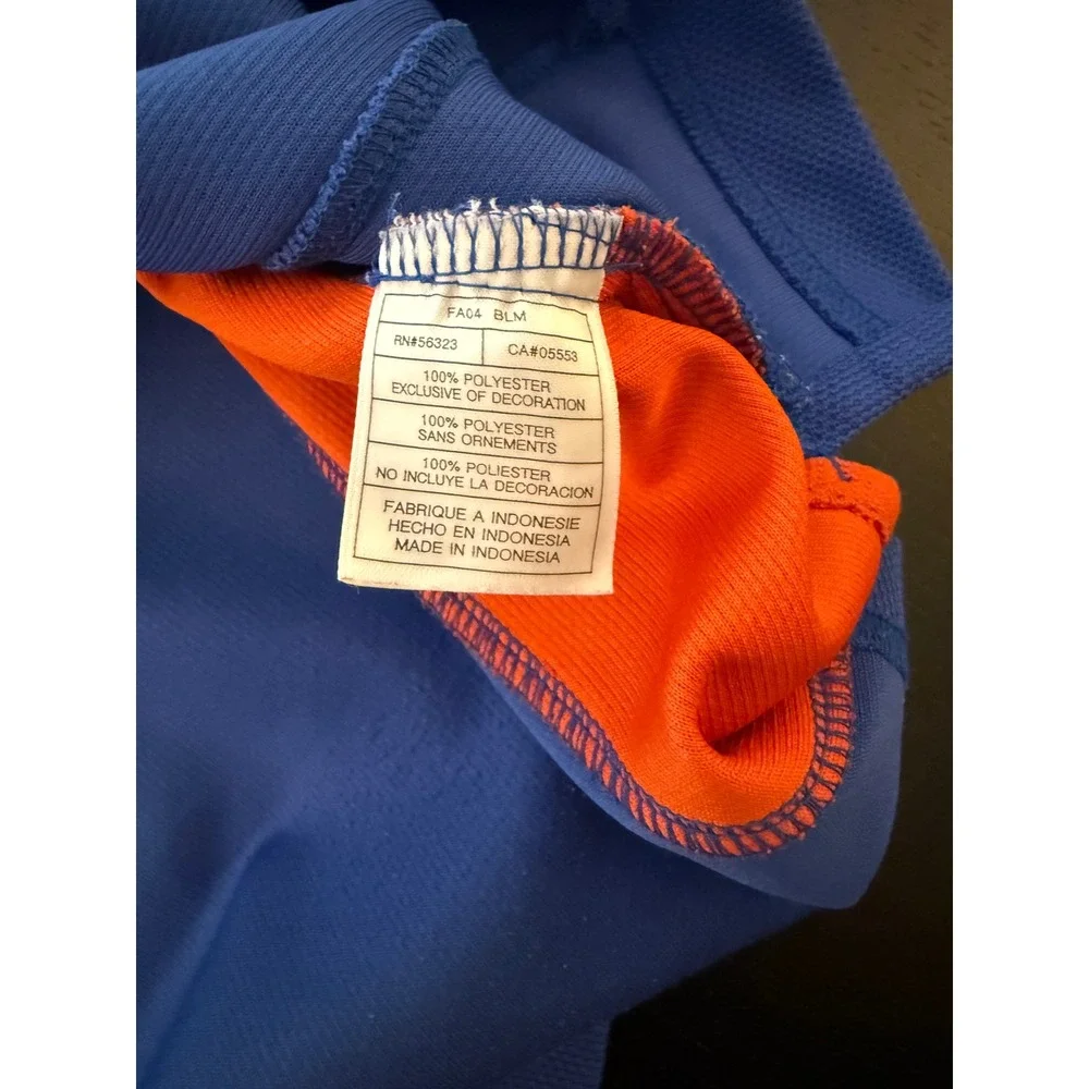 Nike x University Florida Gators Shirt Mens XXL Dri-FIT Blue/Orange Short Sleeve